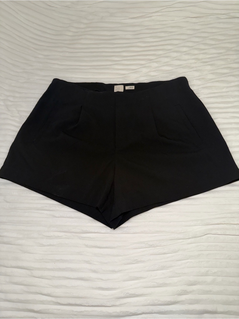 a new day Black High-Waist Tailored Shorts